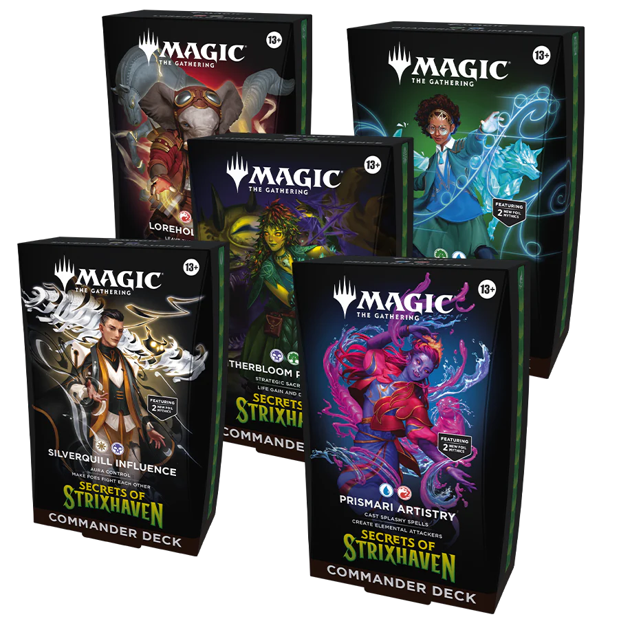Secrets of Strixhaven:Commander Deck - Set of 5 Magic of the Gathering