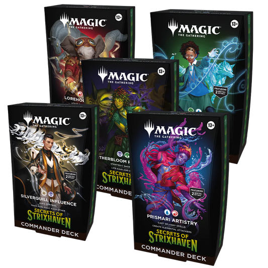 Secrets of Strixhaven:Commander Deck - Set of 5 Magic of the Gathering